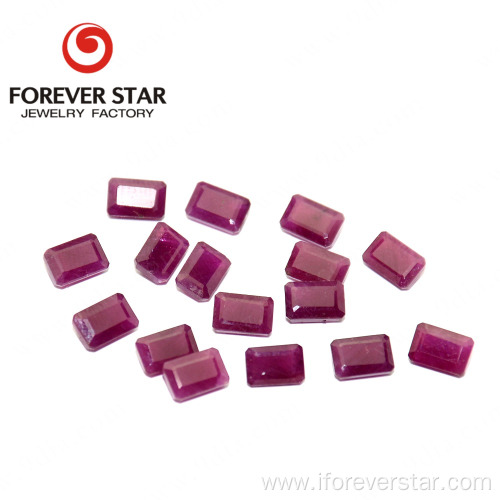 loose gemstone natural ruby stone for jewelry making